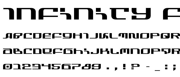 Infinity Formula Expanded font